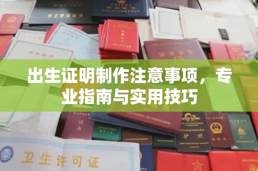 杨浦出生证明制作注意事项，专业指南与实用技巧
